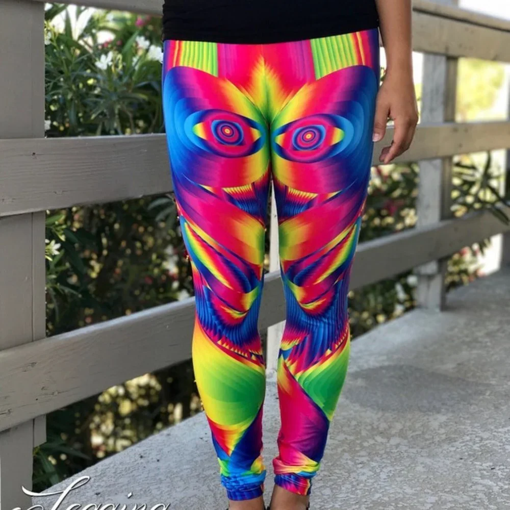 Legging Army NWT Sublimation Series Hypnotize Me Leggings One Size 3-9